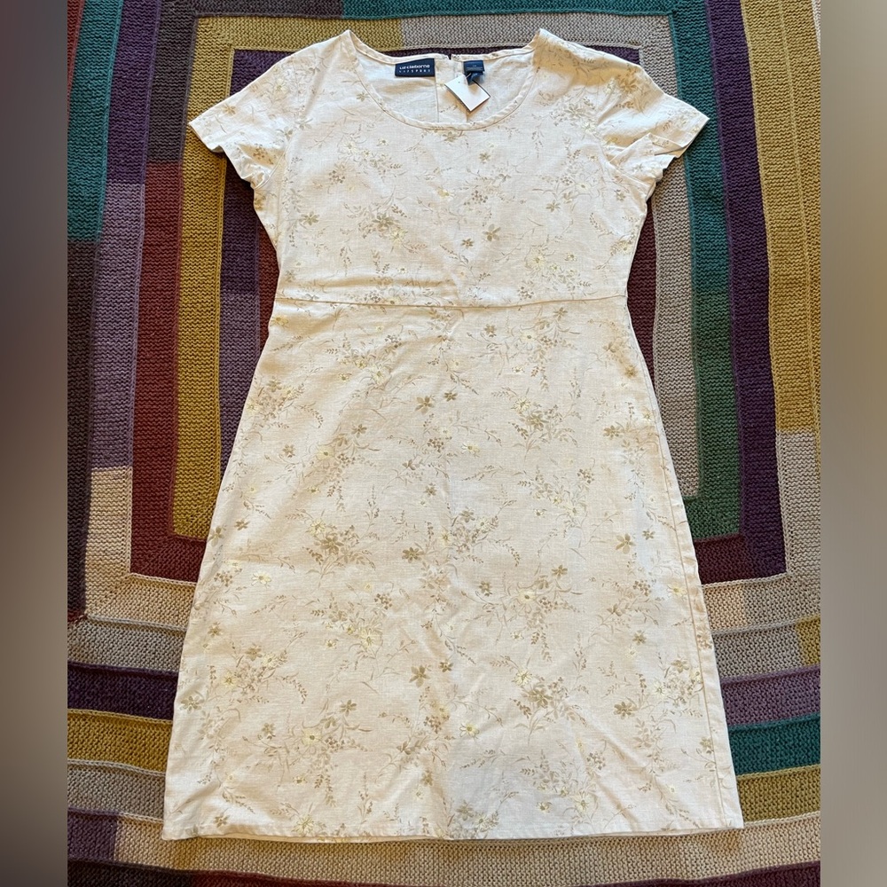 Liz Claiborne LizSport Floral Linen Dress